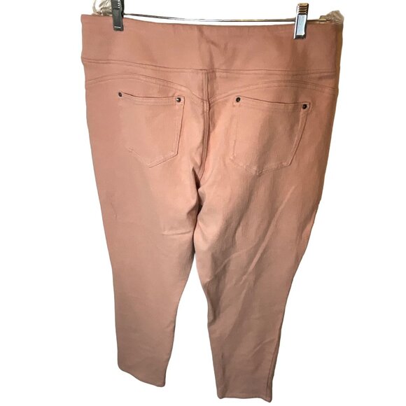 Belle by Kim‎ Gravel Misty Rose Jeans Size 16 Flexibelle Slim Leg A460167 - Picture 3 of 6